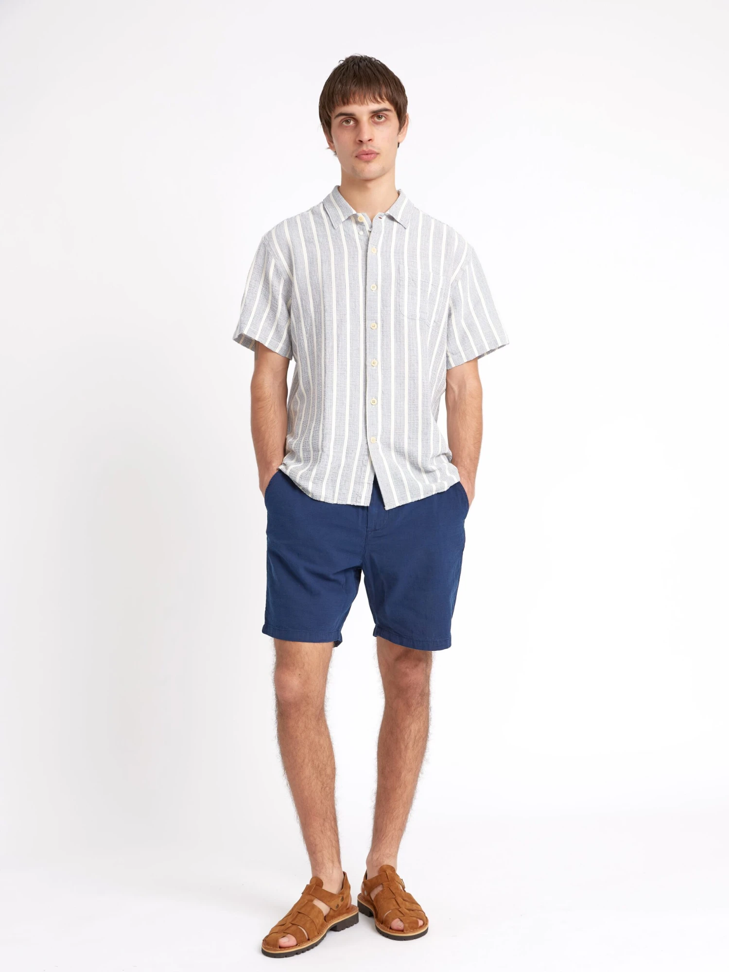 Osborne Drawstring Shorts Kildale Indigo Rinse 4 Osborne Drawstring Shorts Kildale Indigo Rinse - Image 2