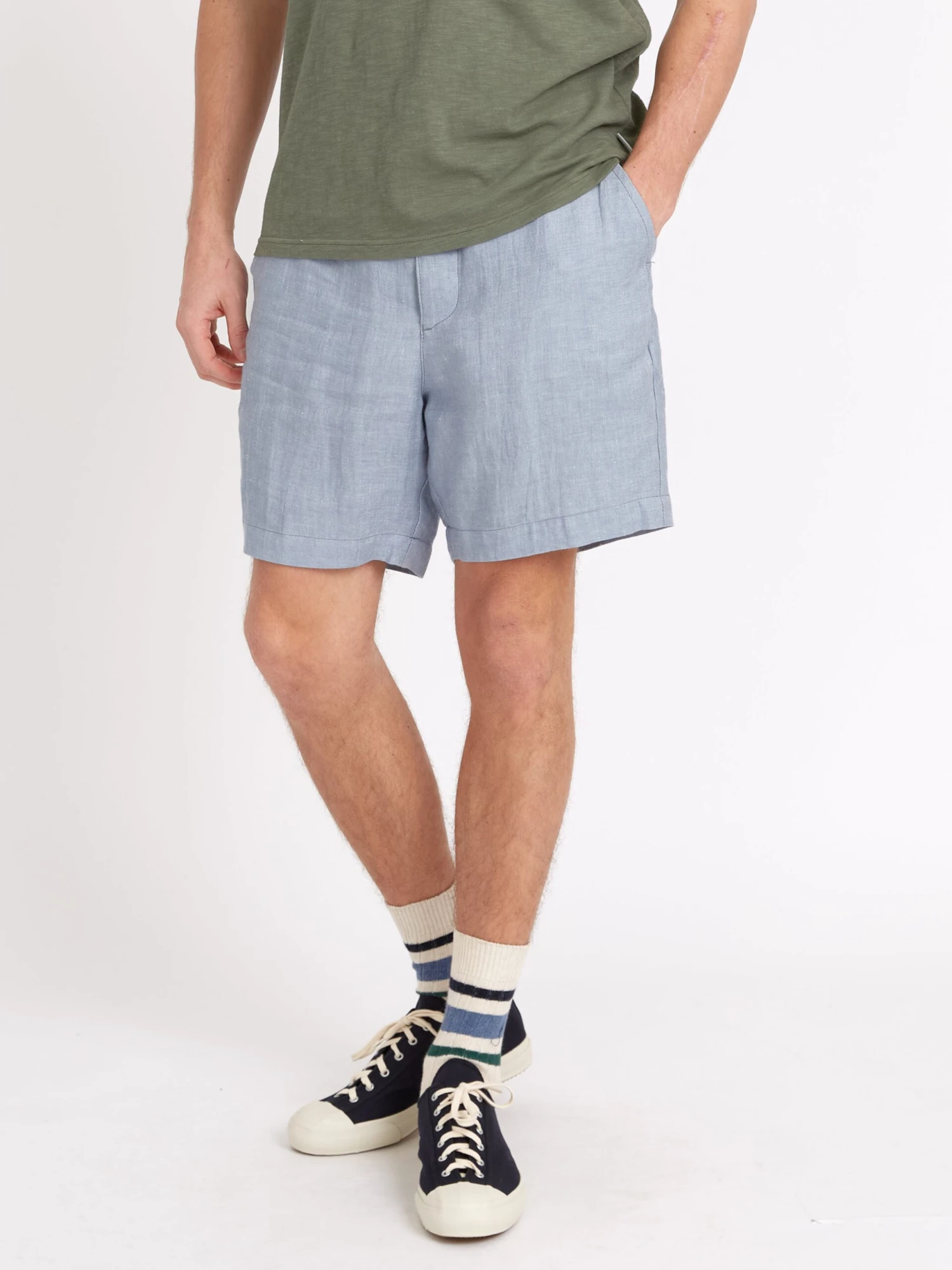 Osborne Drawstring Shorts Drescher Blue 7 Osborne Drawstring Shorts Drescher Blue - Image 5