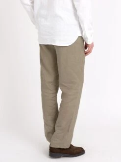 Belted Trousers Padworth Stone 17 Belted Trousers Padworth Stone -Mizuno Men Clothing Shop ModelOSMT66aBeltedTrousersPAD01STOPadworthStone3copy