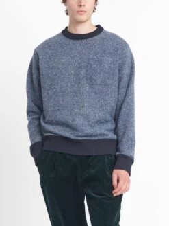 Reversible Sweatshirt Edgeware Navy 13 Reversible Sweatshirt Edgeware Navy -Mizuno Men Clothing Shop OMSK738 EDG01NAV REVERSIBLESWEATSHIRT EDGWARENAVY1copy