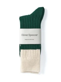 Polperro Socks Merrow Green/Cream 7 Polperro Socks Merrow Green/Cream -Mizuno Men Clothing Shop OSMA628PolperroSockMER01GRCMerrowGreenCream