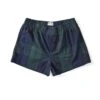 Boxer Shorts Purcell Blackwatch -Mizuno Men Clothing Shop OSMA640BoxerShortsPUR01BLKPurcellBlackwatch