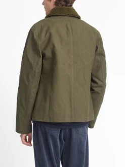 Lambeth Jacket Barwell Canvas Green 17 Lambeth Jacket Barwell Canvas Green -Mizuno Men Clothing Shop OSMJ199E BAR01GRN LAMBETHJACKET BARWELLCANVASGREEN6copy