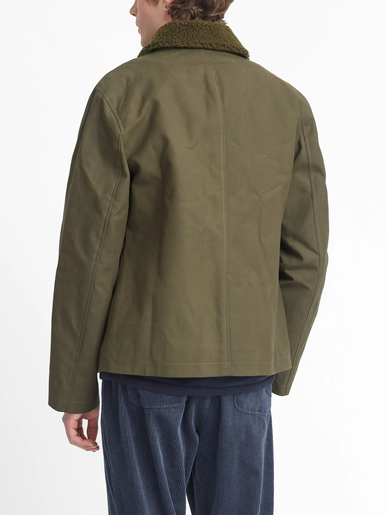 Lambeth Jacket Barwell Canvas Green 10 Lambeth Jacket Barwell Canvas Green - Image 8