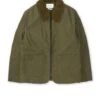 Lambeth Jacket Barwell Canvas Green -Mizuno Men Clothing Shop OSMJ199eLambethJacketBAR01GRNBarwellCanvasGreen