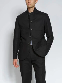 Solms Jacket Ellbridge Black -Mizuno Men Clothing Shop OSMJ201B ELL01BLK SOLMSJACKETELLBRIDGEBLACK9copy