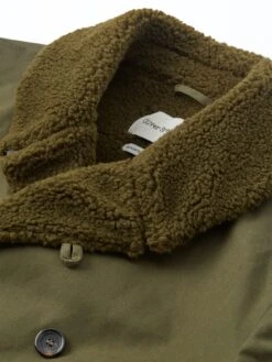 Newington Coat Barwell Canvas Green -Mizuno Men Clothing Shop OSMJ316NewingtonCoatBAR01GRNBarwellCanvasGreen1