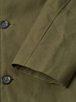 Newington Coat Barwell Canvas Green -Mizuno Men Clothing Shop OSMJ316NewingtonCoatBAR01GRNBarwellCanvasGreen2