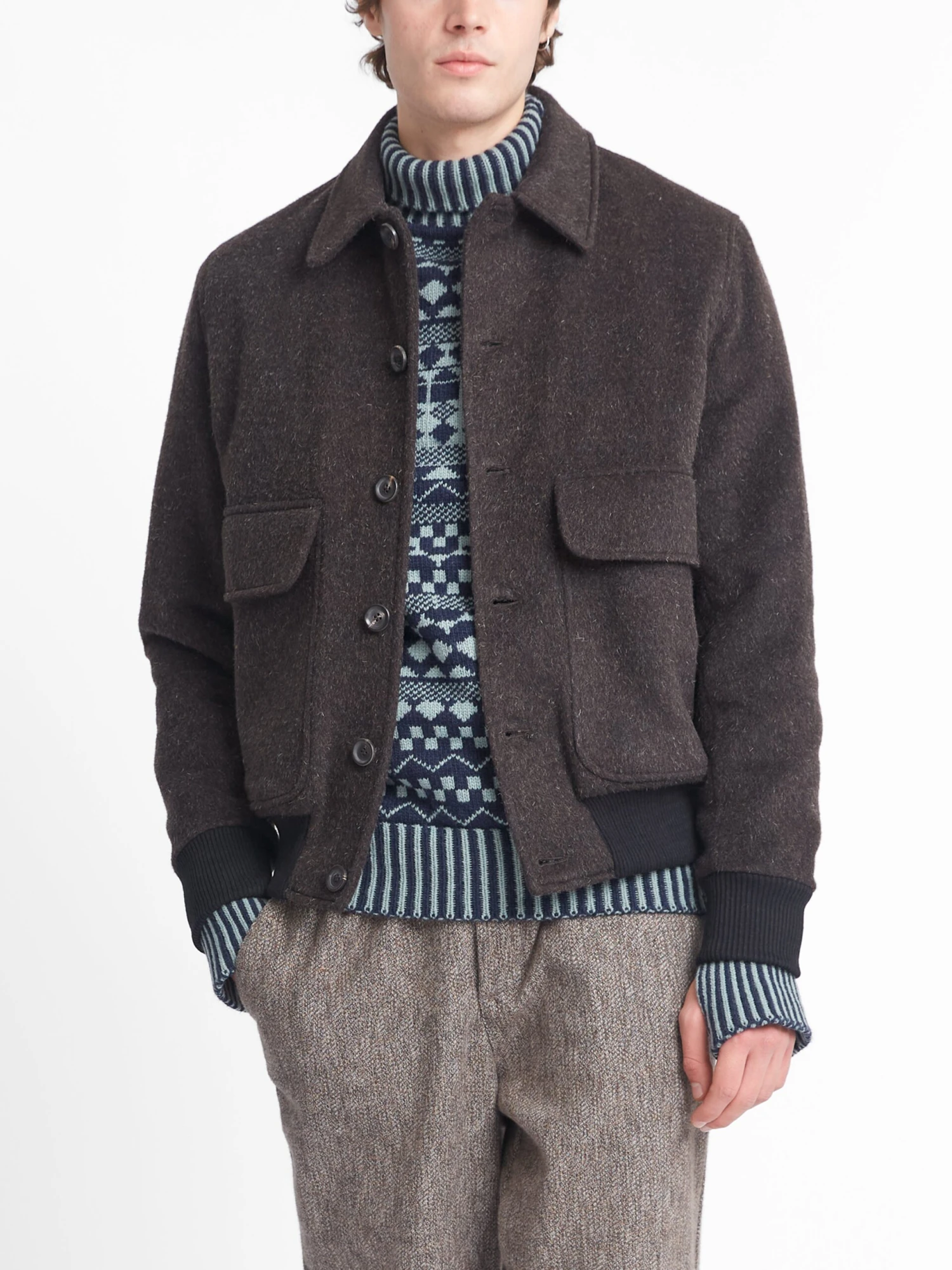 Linfield Bomber Jacket Regent Brown 7 Linfield Bomber Jacket Regent Brown - Image 5