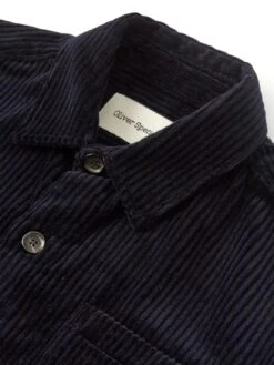 Milford Jacket Melrose Cord Navy -Mizuno Men Clothing Shop OSMJ351MilfordJacketMEL01NAVMelroseCordNavy1