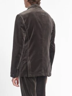 Mole Grey Velvet Mansfield Suit -Mizuno Men Clothing Shop OSMJ352 VEL01MOG MANSFIELDJACKET VELVETMOLEGREY8copy e3c2104e 3a02 45b9 8da1 305eb246b360