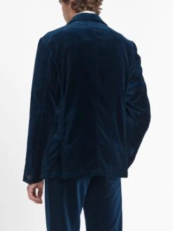 Sapphire Blue Velvet Mansfield Suit -Mizuno Men Clothing Shop OSMJ352 VEL01SAB MANSFIELDJACKET VELVETSAPPHIREBLUE1copy 1feb7d43 0e12 4115 b9fa 0749dff96564