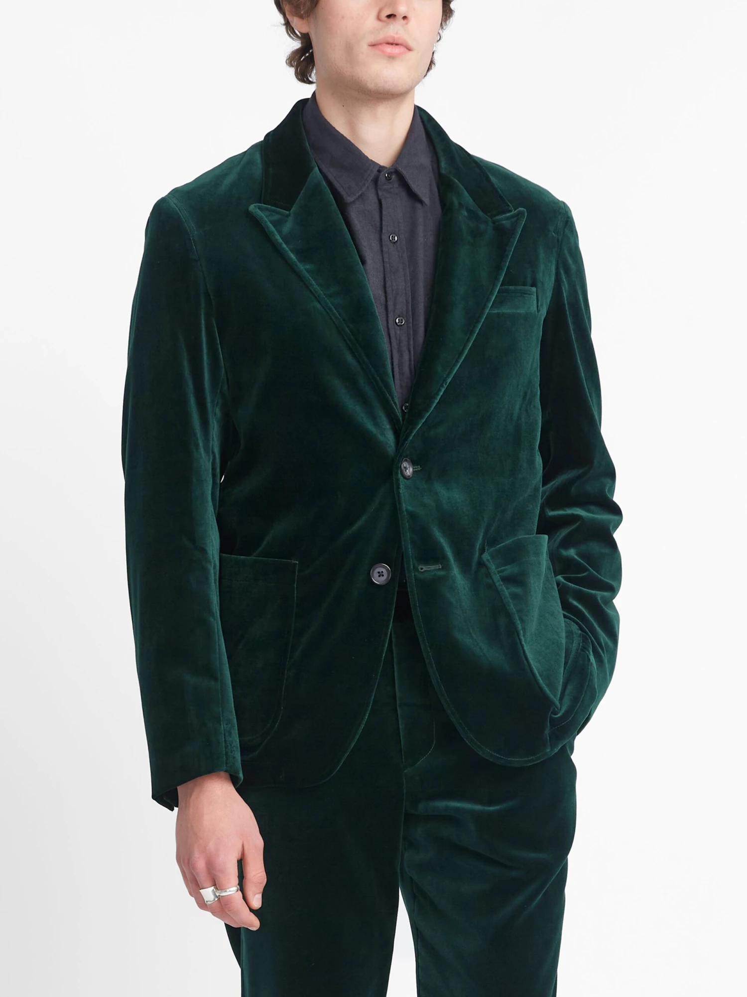 Mansfield Jacket Velvet Racing Green 9 Mansfield Jacket Velvet Racing Green - Image 7