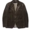 Mansfield Jacket Velvet Mole Grey