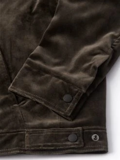 Norton Jacket Velvet Mole Grey -Mizuno Men Clothing Shop OSMJ364NortonJacketVEL01MOGVelvetMoleGrey2