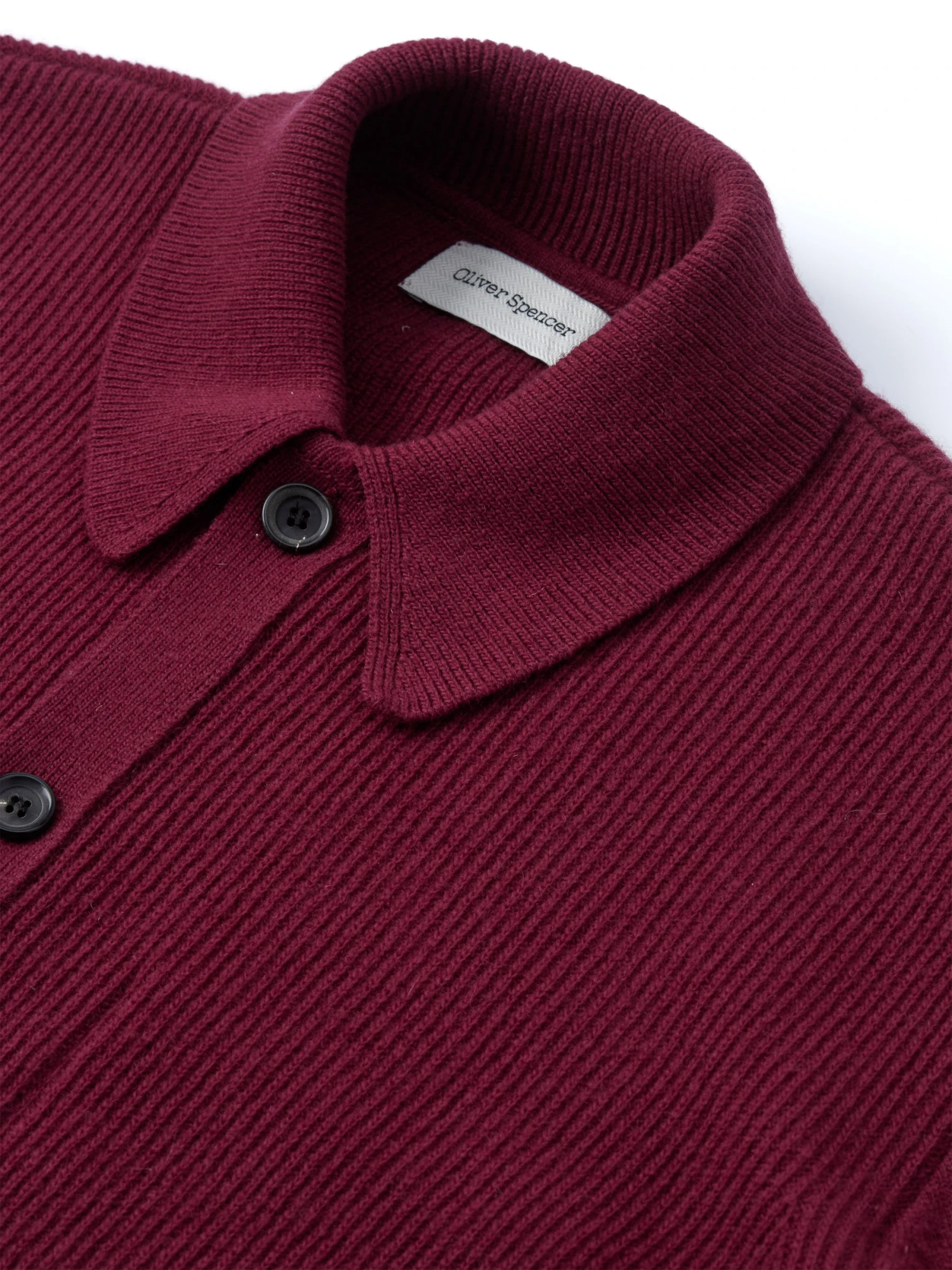 Britten Knitted Cardigan Greeves Berry Red 5 Britten Knitted Cardigan Greeves Berry Red - Image 3