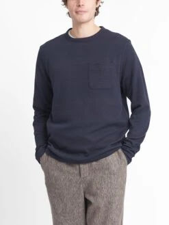 Reversible Newport Long Sleeve T-Shirt Hinkley Navy/Burgundy -Mizuno Men Clothing Shop OSMK714A HIN01NABREVERSIBLENEWPORTLONGSLEEVET SHIRT HINKLEYNAVYBURGUNDY11copy