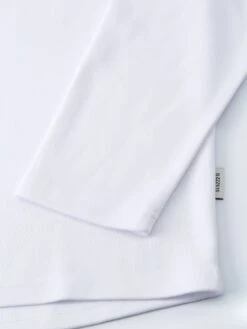 Heavy Long Sleeve Plain T-Shirt Tavistock White 11 Heavy Long Sleeve Plain T-Shirt Tavistock White -Mizuno Men Clothing Shop OSMK733HeavyLongSleeveTShirtTAV01WHITavistockWhite2