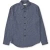 Treviscoe Shirt Abbingdon Slate Blue -Mizuno Men Clothing Shop OSMS171aTreviscoeShirtABB01SLBAbbingdonSlateBlue