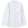 Collarless Ashcroft Shirt Bridford White