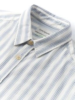 New York Special Shirt Jenkins Cream/Blue 10 New York Special Shirt Jenkins Cream/Blue -Mizuno Men Clothing Shop OSMS200dNewYorkSpecialShirtJEN01CRBJenkinsCreamBlue1