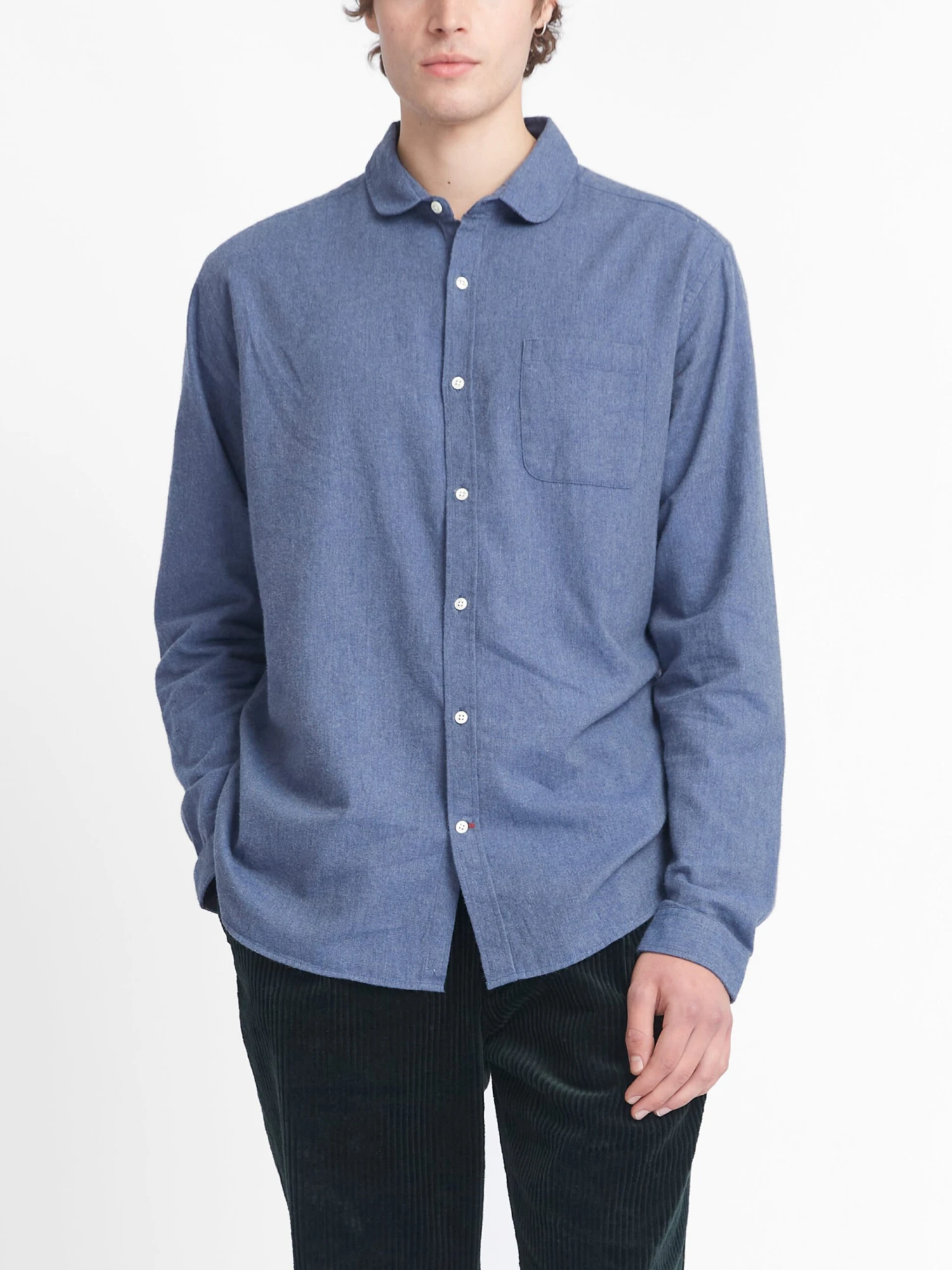 Eton Collar Shirt Abbingdon Slate Blue 7 Eton Collar Shirt Abbingdon Slate Blue - Image 5