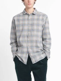 Eton Collar Shirt Escott Grey -Mizuno Men Clothing Shop OSMS69B ESC01GRY ETONCOLLARSHIRT ESCOTTGREYcopy