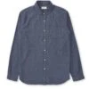 Eton Collar Shirt Abbingdon Slate Blue 1 Eton Collar Shirt Abbingdon Slate Blue -Mizuno Men Clothing Shop OSMS69bEtonCollarShirtABB01SLBAbbingdonSlateBlue