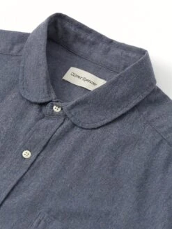 Eton Collar Shirt Abbingdon Slate Blue 10 Eton Collar Shirt Abbingdon Slate Blue -Mizuno Men Clothing Shop OSMS69bEtonCollarShirtABB01SLBAbbingdonSlateBlue1