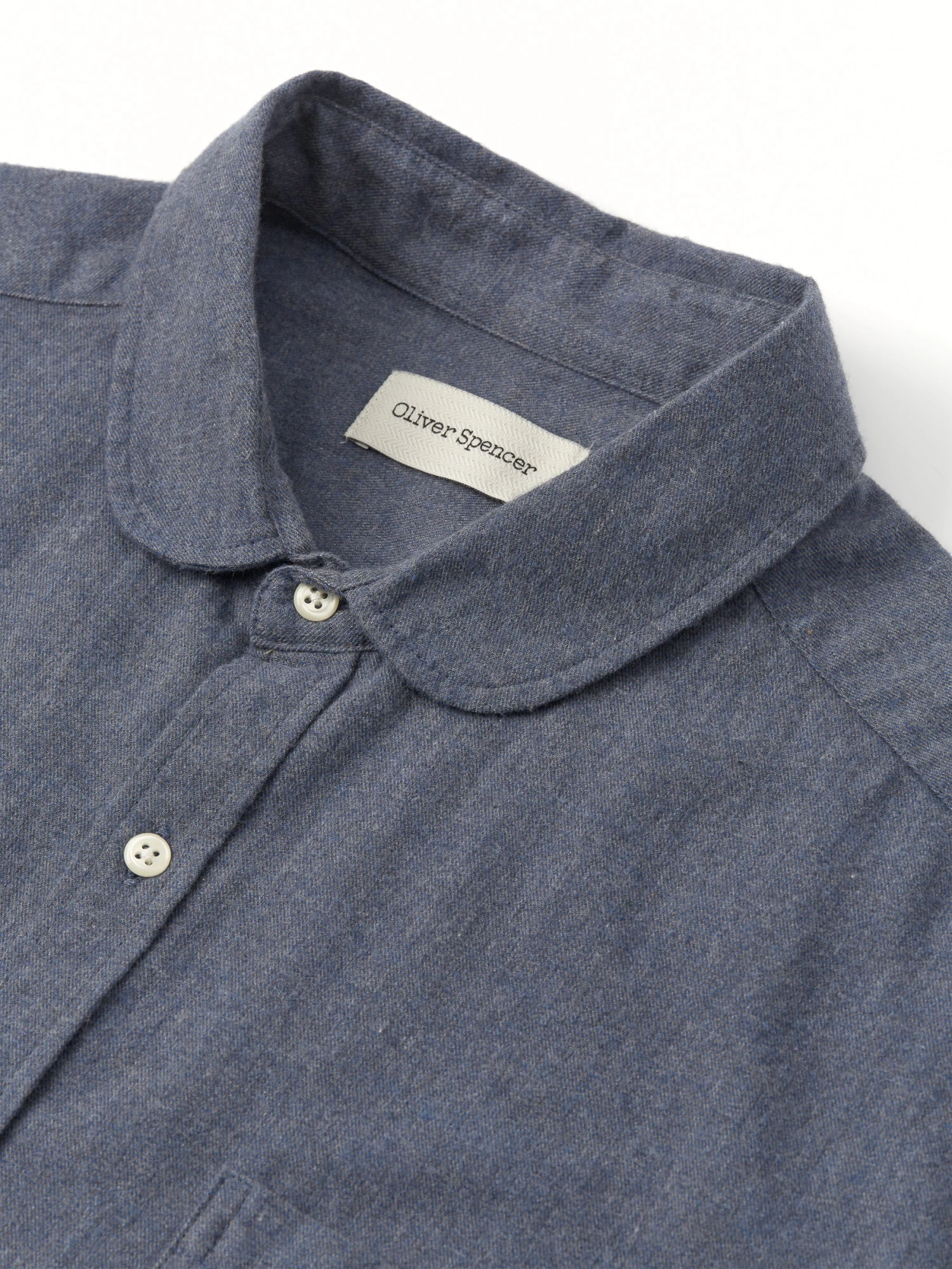 Eton Collar Shirt Abbingdon Slate Blue 5 Eton Collar Shirt Abbingdon Slate Blue - Image 3