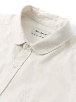 Eton Collar Shirt Marcia Cream -Mizuno Men Clothing Shop OSMS69bEtonCollarShirtMAR01CREMarciaCream1