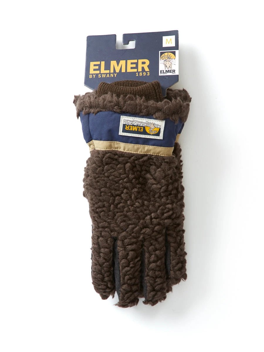 Elmer Woolpile Gloves Brown 3 Elmer Woolpile Gloves Brown