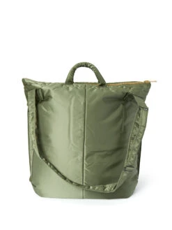 Porter-Yoshida & Co Tanker 2-Way Helmet Bag Sage Green -Mizuno Men Clothing Shop OSMStudioPorterYoshidaHelmetBagGreen1