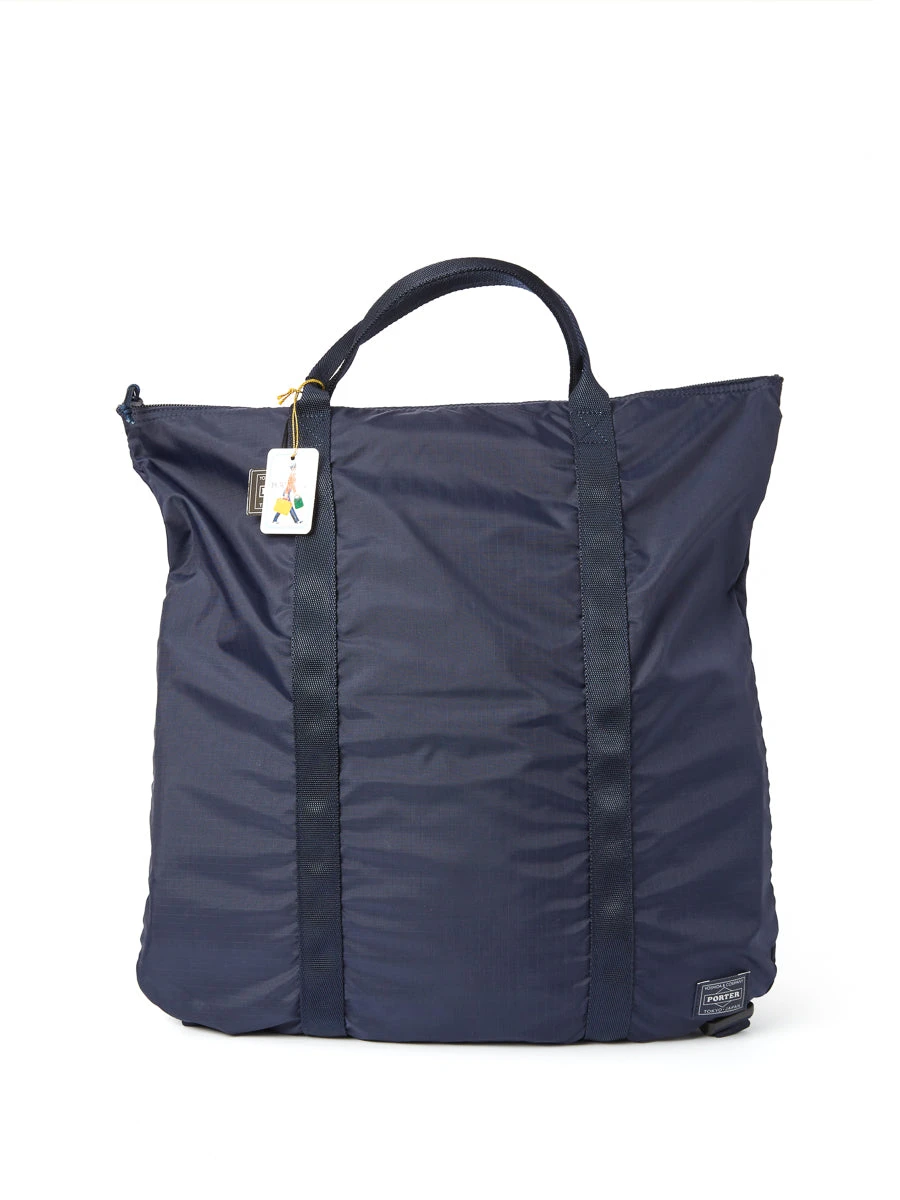 Porter-Yoshida & Co Flex 2-Way Tote Bag Navy 3 Porter-Yoshida & Co Flex 2-Way Tote Bag Navy