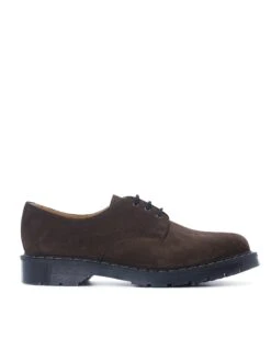 Solovair X Oliver Spencer Brown Suede 3-eye Gibson Shoes
