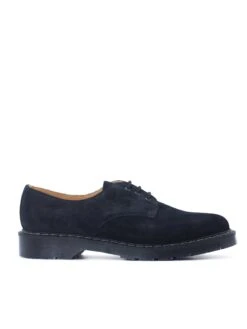Solovair X Oliver Spencer Navy Suede 3-eye Gibson Shoes