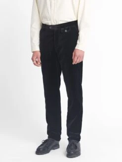 Fishtail Trousers Velvet Black -Mizuno Men Clothing Shop OSMT20D VEL01BLK FISHTAILTROUSERS VELVETBLACK1copy