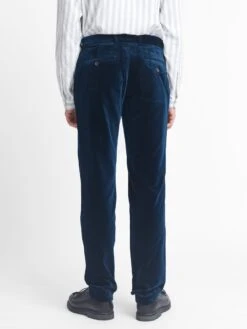 Fishtail Trousers Velvet Sapphire Blue -Mizuno Men Clothing Shop OSMT20D VEL01SAB FISHTAILTROUSERS VELVETSAPPHIREBLUE2copy