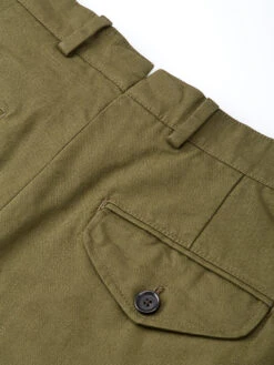 Fishtail Trousers Ellbridge Green -Mizuno Men Clothing Shop OSMT20dFishtailTrousersELL01GRNEllbridgeGreen3