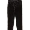 Fishtail Trousers Velvet Black