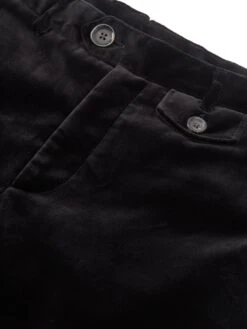 Fishtail Trousers Velvet Black -Mizuno Men Clothing Shop OSMT20dFlatFishtailTrousersVEL01BLKVelvetBlack1