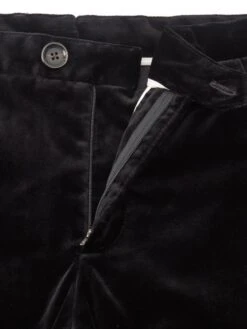 Fishtail Trousers Velvet Black -Mizuno Men Clothing Shop OSMT20dFlatFishtailTrousersVEL01BLKVelvetBlack2