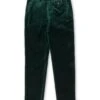 Fishtail Trousers Velvet Racing Green -Mizuno Men Clothing Shop OSMT20dFlatFishtailTrousersVEL01RAGVelvetRacingGreen