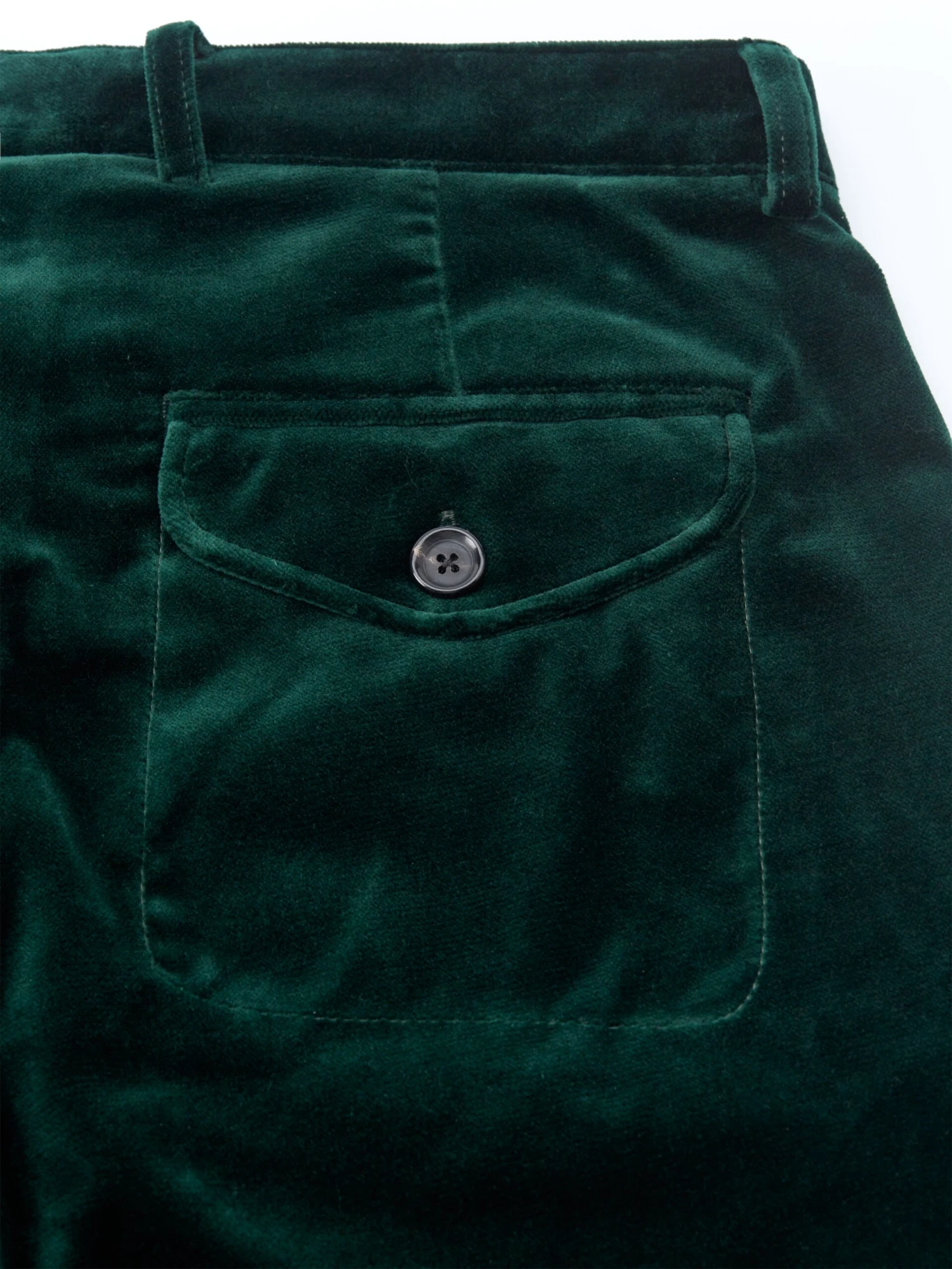 Fishtail Trousers Velvet Racing Green 7 Fishtail Trousers Velvet Racing Green - Image 5