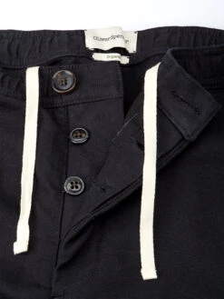 Drawstring Trousers Ellbridge Black -Mizuno Men Clothing Shop OSMT48aDrawstringTrousersELL01BLKEllbridgeBlack2