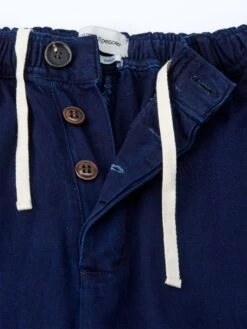 Drawstring Trousers Faye Indigo Blue -Mizuno Men Clothing Shop OSMT48cDrawstringTrouserFAY01INBFayeIndigoBlue2