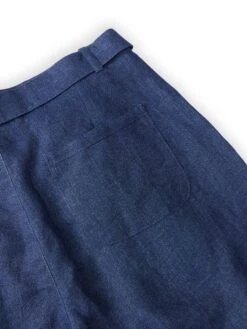 Belted Trousers Dubrow Navy 15 Belted Trousers Dubrow Navy -Mizuno Men Clothing Shop OSMT66A DUB01NAV 64