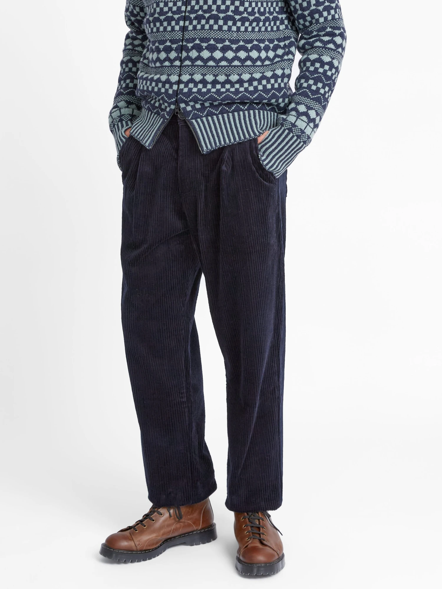 Morton Trousers Melrose Cord Navy 7 Morton Trousers Melrose Cord Navy - Image 5