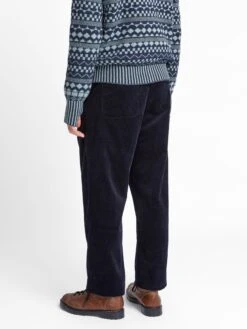 Morton Trousers Melrose Cord Navy 13 Morton Trousers Melrose Cord Navy -Mizuno Men Clothing Shop OSMT68MortonTrousersMEL01NAVMelroseCordNavy7copy