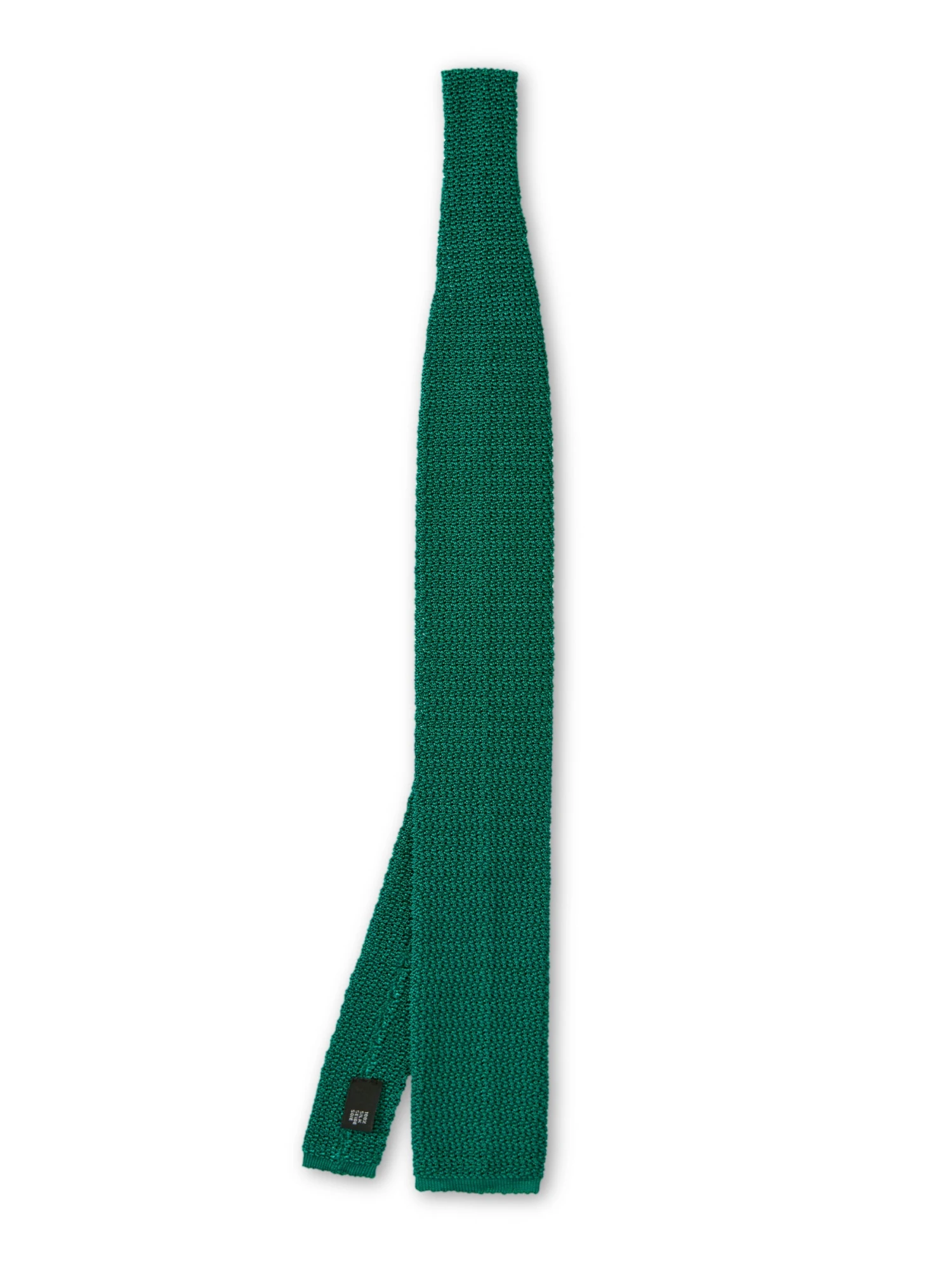 Silk Knitted Tie Green 3 Silk Knitted Tie Green